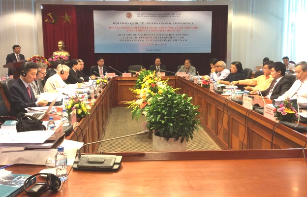 ກອງປະຊຸມສຳມະນາສາກົນ 40 ປີ ແຫ່ງວັນທ້ອນໂຮມປະເທດຊາດເປັນເອກະພາບ